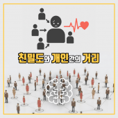 친밀도와 개인간의 거리